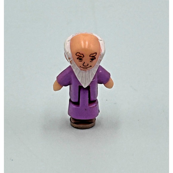 VTG Polly Pocket 1991 Funtime Clock Grandpa Doll Bluebird‎ Excellent Condition - Picture 1 of 5